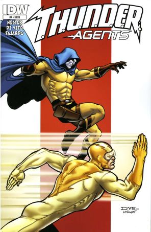 T.H.U.N.D.E.R. Agents (5th Series) 4 published by IDW with cover art by Andrea Divito