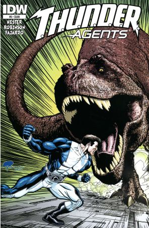 T.H.U.N.D.E.R. Agents (5th Series) 5 published by IDW with cover art by Roger Robinson