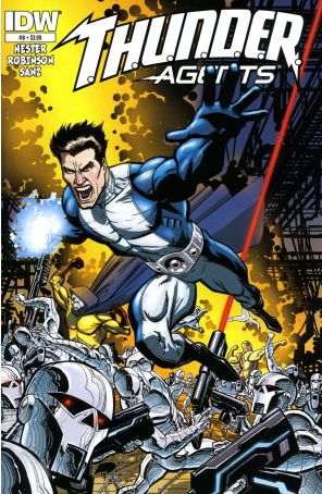 T.H.U.N.D.E.R. Agents (5th Series) 8 published by IDW with cover art by Roger Robinson