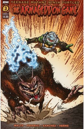 TMNT: The Armageddon Game 3C published by IDW with cover art by Kevin Eastman