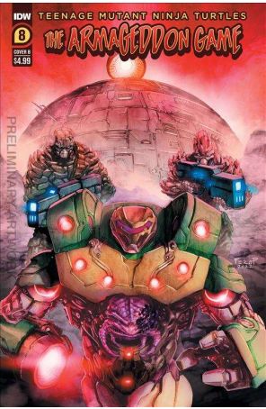 TMNT: The Armageddon Game 8B published by IDW with cover art by Fero Pe