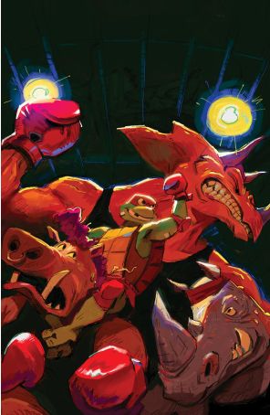 Tales of the Teenage Mutant Ninja Turtles: Coastal Chaos 1D published by IDW with cover art by Chalky Wong