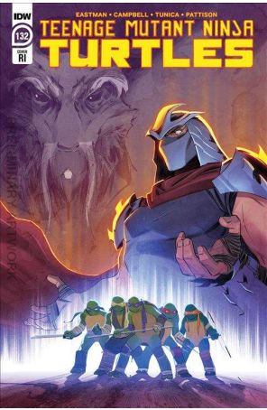 Teenage Mutant Ninja Turtles (5th Series) 132C published by IDW with cover art by Rafael Leite