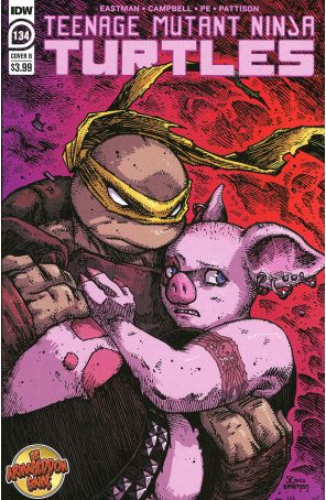 Teenage Mutant Ninja Turtles (5th Series) 134B published by IDW with cover art by Kevin Eastman