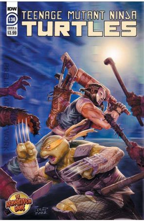 Teenage Mutant Ninja Turtles (5th Series) 136A published by IDW with cover art by Fero Pe