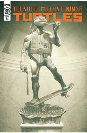 Teenage Mutant Ninja Turtles (5th Series) 139C published by IDW with cover art by Mike Del Mundo