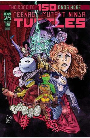 Teenage Mutant Ninja Turtles (5th Series) 150A published by IDW with cover art by Vincenzo Federici