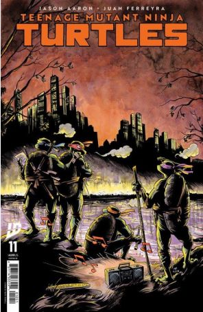 Teenage Mutant Ninja Turtles (6th Series) 11G published by IDW with cover art by Nate Powell