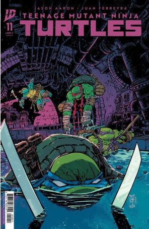 Teenage Mutant Ninja Turtles (6th Series) 11H published by IDW with cover art by Jorge Corona