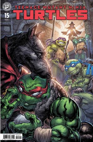 Teenage Mutant Ninja Turtles (6th Series) 15A published by IDW with cover art by Freddie E. Williams II