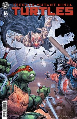 Teenage Mutant Ninja Turtles (6th Series) 16A published by IDW with cover art by Freddie E. Williams II