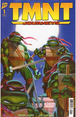 Teenage Mutant Ninja Turtles: Journeys 1A published by IDW with cover art by Jim Lawson