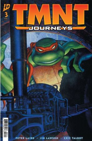 Teenage Mutant Ninja Turtles: Journeys 3A published by IDW with cover art by Michael Dooney and Jim Lawson