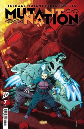 Teenage Mutant Ninja Turtles: Mutant Nation 7A published by IDW with cover art by Mateus Santolouco