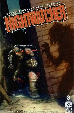 Teenage Mutant Ninja Turtles: Nightwatcher 3A published by IDW with cover art by Fero Pe