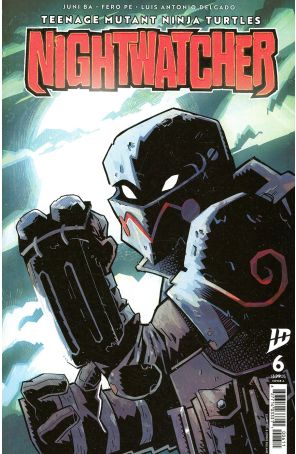 Teenage Mutant Ninja Turtles: Nightwatcher 6A published by IDW with cover art by Claire Roe