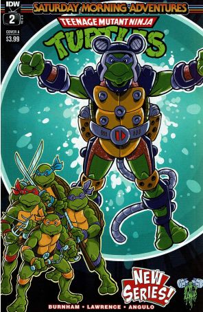 Teenage Mutant Ninja Turtles: Saturday Morning Adventures Continued 2A published by IDW with cover art by Tim Lattie