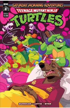 Teenage Mutant Ninja Turtles: Saturday Morning Adventures 4B published by IDW with cover art by Billy Martin