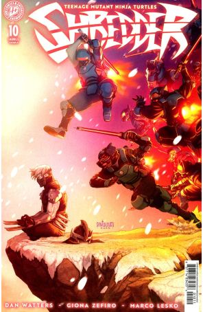 Teenage Mutant Ninja Turtles: Shredder 10A published by IDW with cover art by Mateus Santolouco