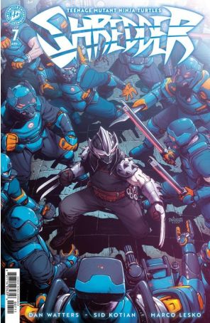 Teenage Mutant Ninja Turtles: Shredder 7A published by IDW with cover art by Mateus Santolouco