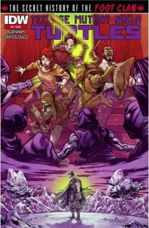 Teenage Mutant Ninja Turtles: The Secret History of the Foot Clan 3 (2nd) published by IDW with cover art by Mateus Santolouco