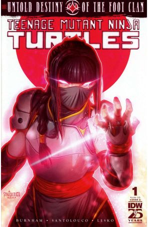 Teenage Mutant Ninja Turtles: The Untold Destiny of the Foot Clan 1A published by IDW with cover art by Mateus Santolouco