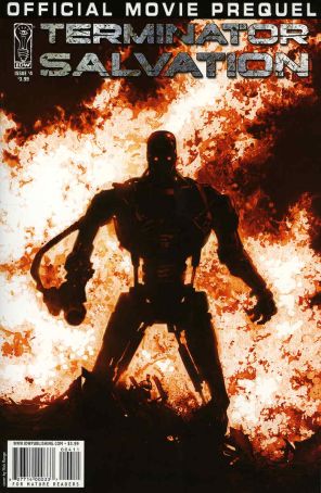 Terminator: Salvation Movie Prequel 4A published by IDW with cover art by Nick Runge