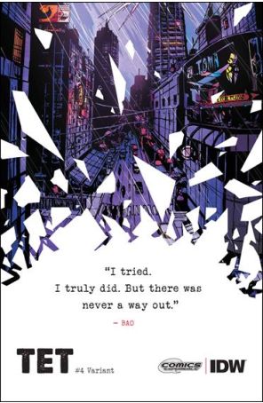 Tet 4A published by IDW with cover art by Paul Tucker