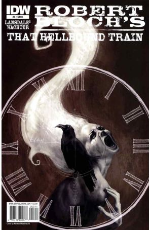 That Hellbound Train 3 published by IDW with cover art by Michael Manomivibul
