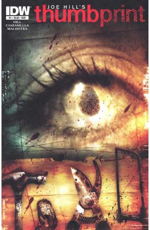 Thumbprint 1A published by IDW with cover art by Vincent Chong