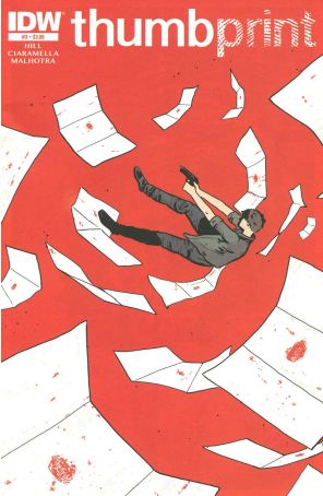 Thumbprint 3 published by IDW with cover art by Vic Malhotra