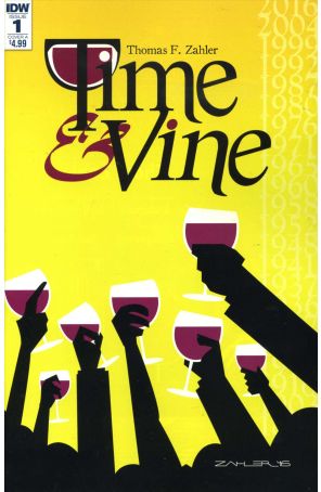 Time And Vine 1A published by IDW with cover art by Thom Zahler