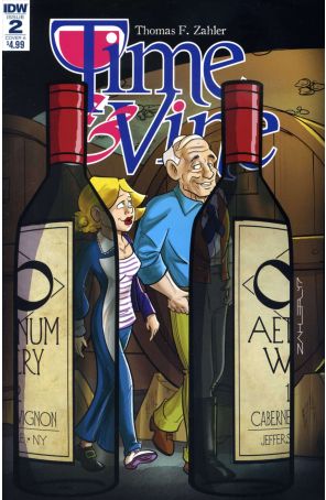 Time And Vine 2A published by IDW with cover art by Thom Zahler