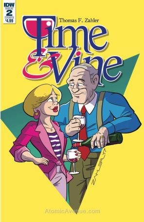 Time And Vine 2B published by IDW with cover art by Thom Zahler