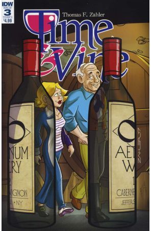 Time And Vine 3A published by IDW with cover art by Thom Zahler