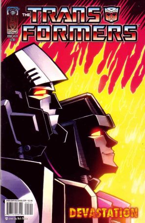 Transformers: Devastation 5B published by IDW with cover art by Nick Roche