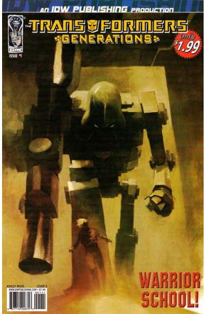 Transformers: Generations 1A published by IDW with cover art by Ashley Wood