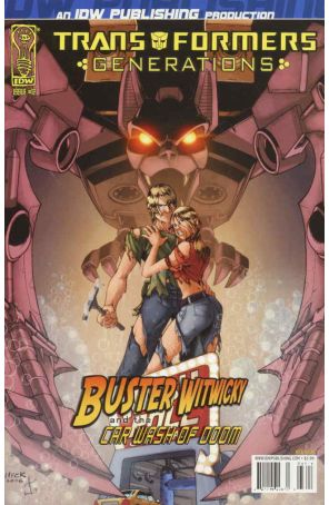 Transformers: Generations 12A published by IDW with cover art by Nick Roche
