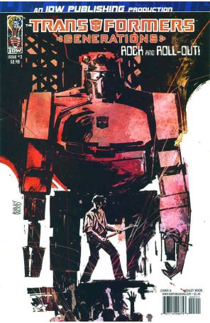 Transformers: Generations 3A published by IDW with cover art by Ashley Wood