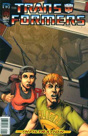 Transformers: Infiltration 1C published by IDW with cover art by James Raiz