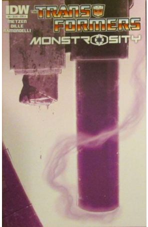 Transformers: Monstrosity 4A published by IDW with cover art by Livio Ramondelli