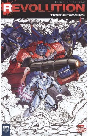 Transformers: Revolution 1H published by IDW with cover art by Marcelo Matere