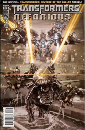 Transformers: Nefarious 2A published by IDW with cover art by Brian Rood