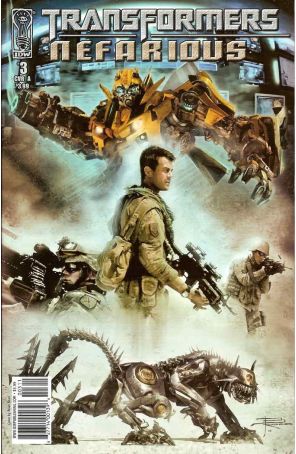 Transformers: Nefarious 3A published by IDW with cover art by Brian Rood