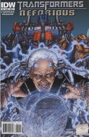 Transformers: Nefarious 5B published by IDW with cover art by Carlos Magno