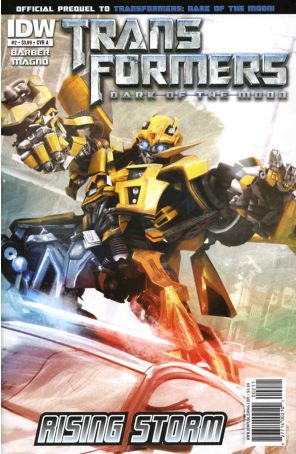 Transformers: Rising Storm 2A published by IDW with cover art by Carlos Magno