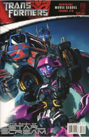 Transformers: The Reign of Starscream 3B published by IDW with cover art by James Raiz