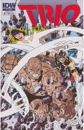Trio 1 published by IDW with cover art by John Byrne
