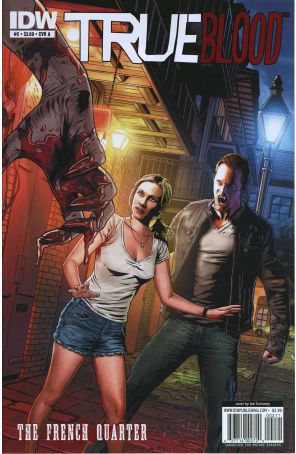 True Blood: French Quarter 2A published by IDW with cover art by Joe Corroney