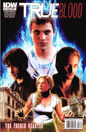 True Blood: French Quarter 3A published by IDW with cover art by Joe Corroney